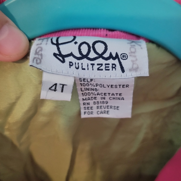 Lilly pulitzer child's coat - Picture 3 of 5